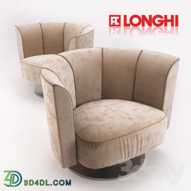 Arm chair - Longhi Ludwig chair and table