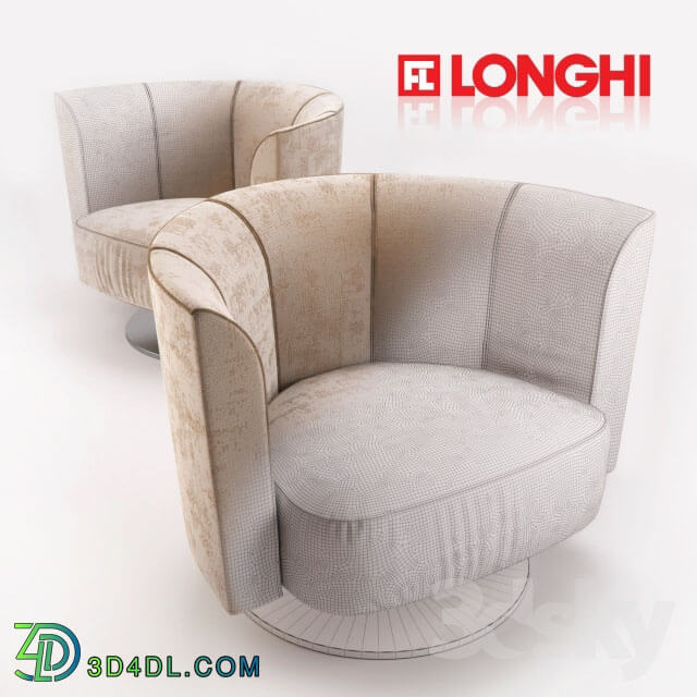 Arm chair - Longhi Ludwig chair and table