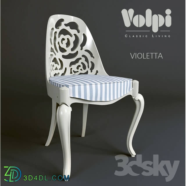 Chair - Volpi violetta chair