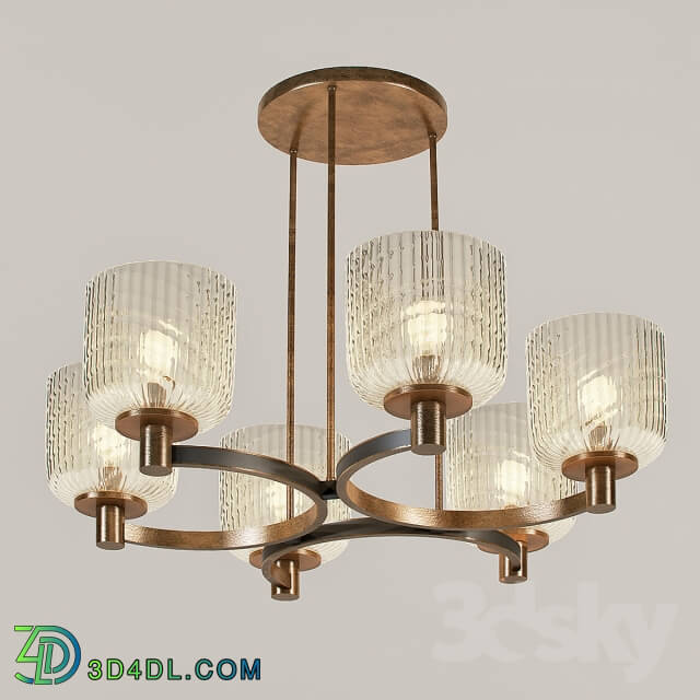 Ceiling light - Remains - Murano glass chandelier