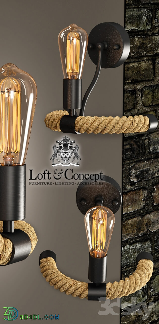 Wall light - Bra Loft Rope Bra