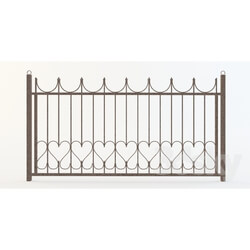 Other architectural elements - metal fence 
