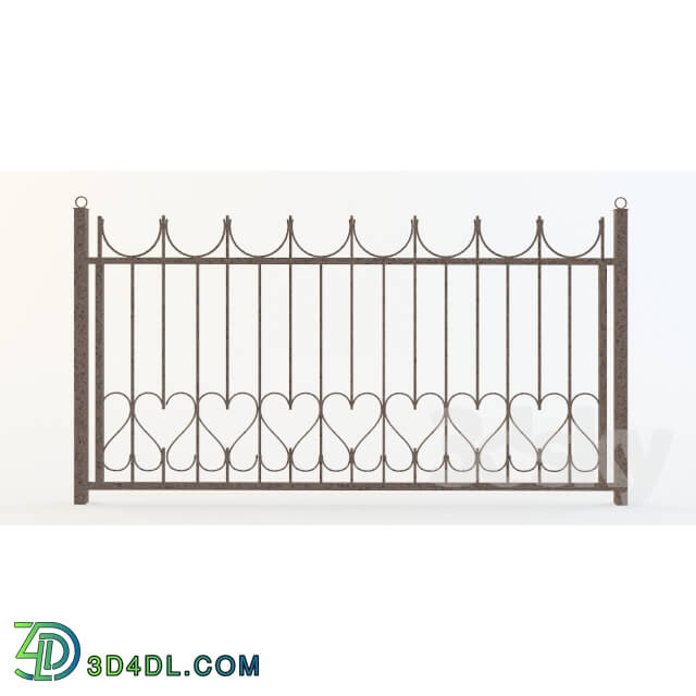 Other architectural elements - metal fence