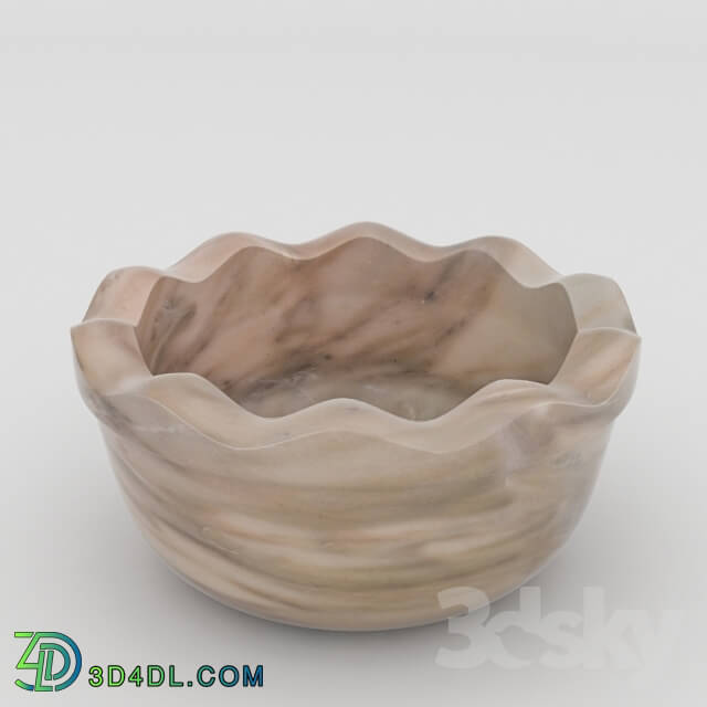 Wash basin - Qurna marble KM01