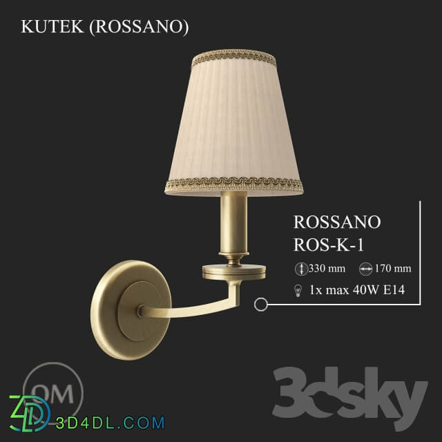 Wall light - KUTEK _ROSSANO_ ROS-K-1