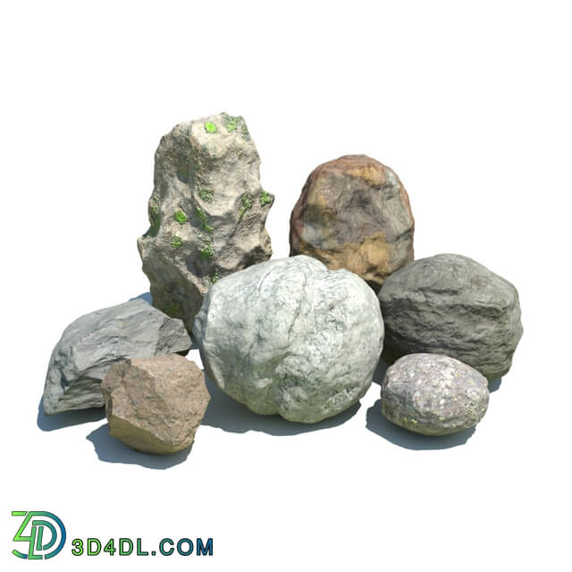 ArchModels Vol124 (148) large stones v7