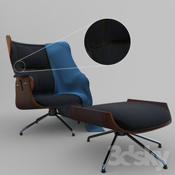 Arm chair - LOUNGER Leather armchair 