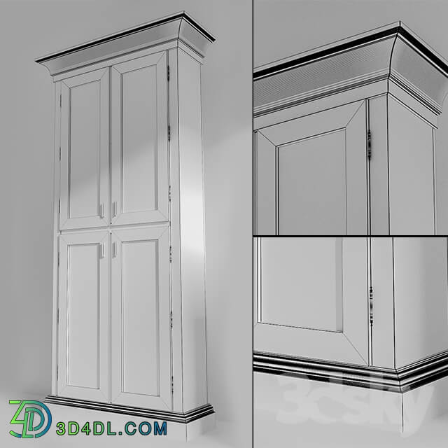 Wardrobe _ Display cabinets - Bookcase03 _AmirSayyadi_