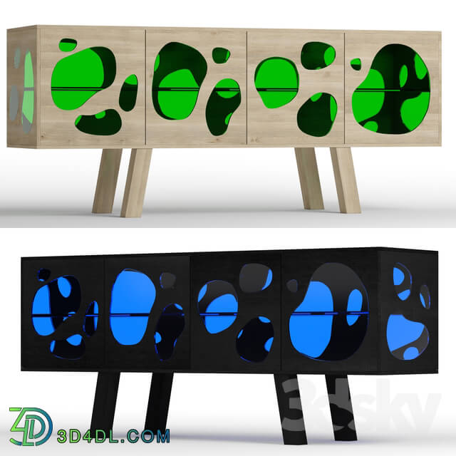 Sideboard _ Chest of drawer - Barcelona Design Aquario cabinet