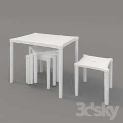 Table _ Chair - Ikea Utter Set 