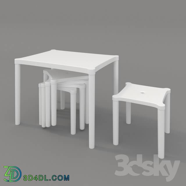 Table _ Chair - Ikea Utter Set