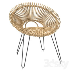 Chair - Rattan papasan chair 