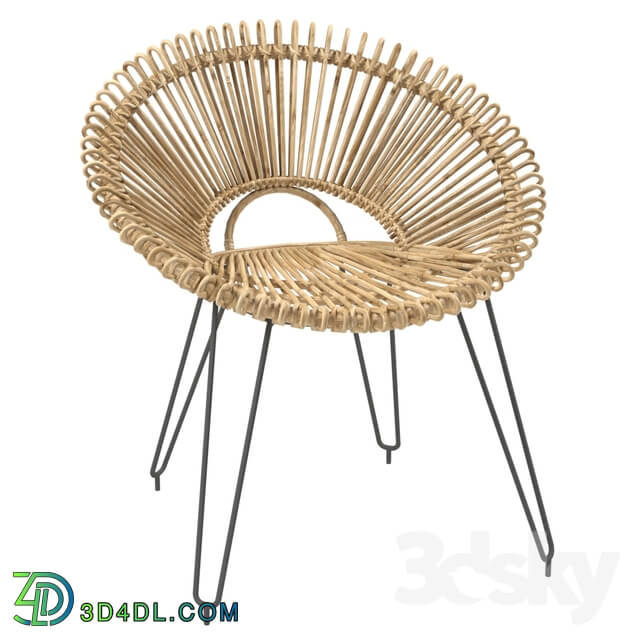 Chair - Rattan papasan chair