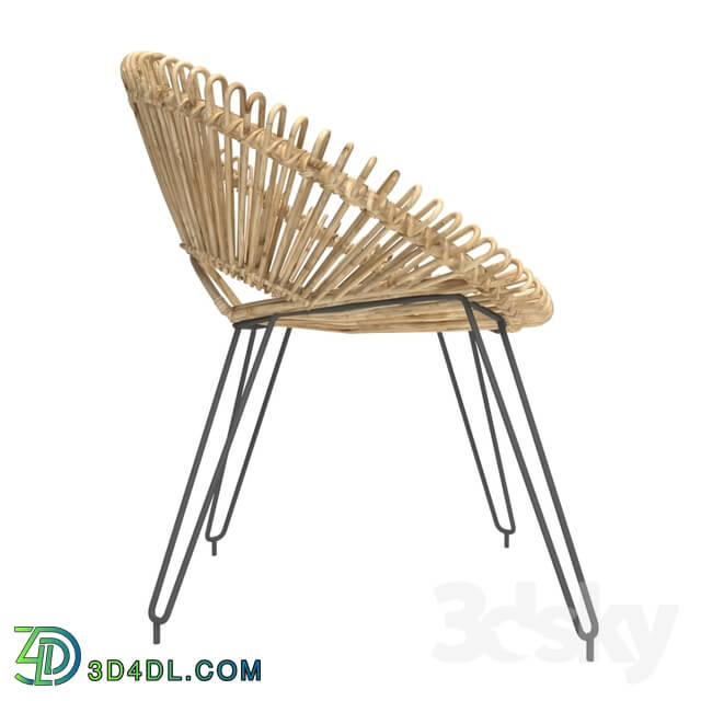 Chair - Rattan papasan chair