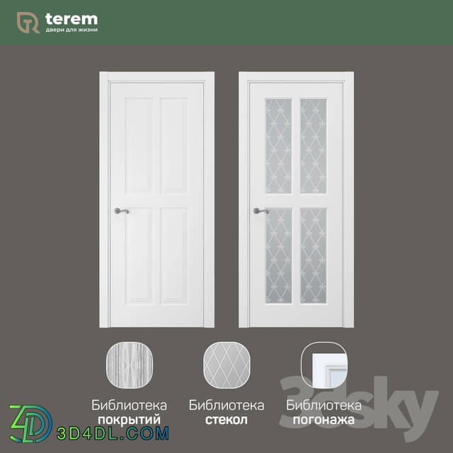 Doors - Terem interior door factory_ Paulo 3 model _Fusion collection_