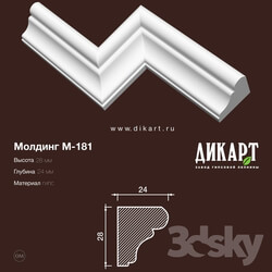 Decorative plaster - www.dikart.ru M-181 28Hx24mm 08_13_2019 