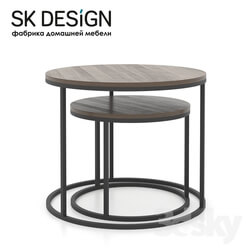 Table - OM Set of round coffee tables Loft 