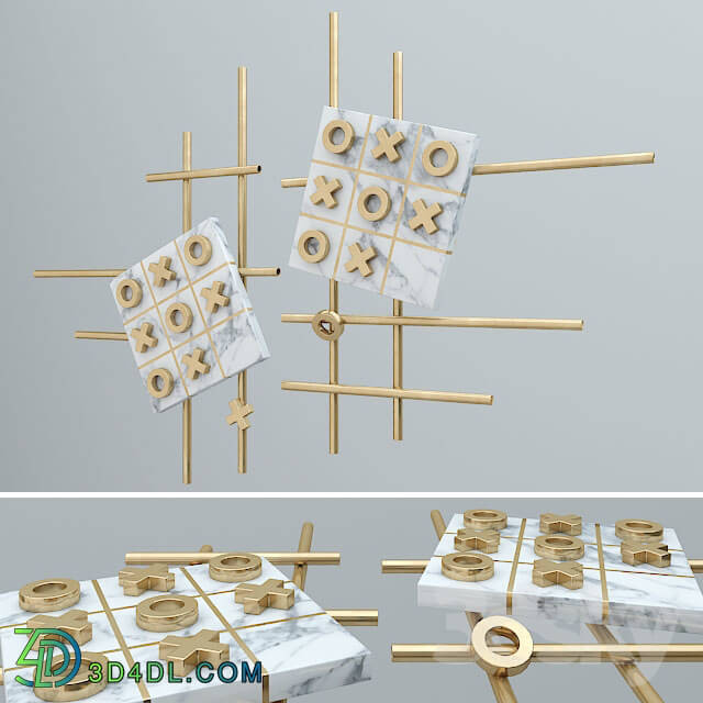 Other decorative objects - Wall_Panel_Tic Tac Toe