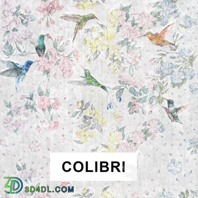 Wall covering - factura _ Colibri