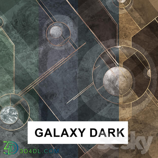 Wall covering - factura _ Galaxy Dark