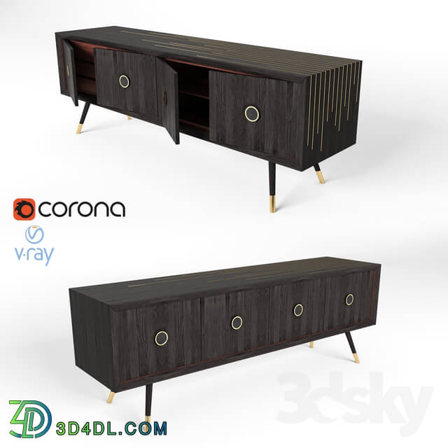 Sideboard _ Chest of drawer - Oak sideboard