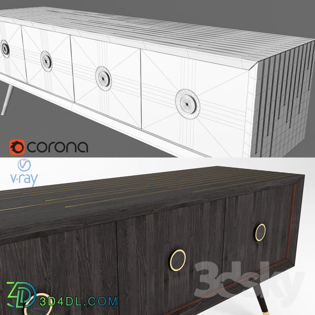 Sideboard _ Chest of drawer - Oak sideboard