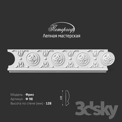 Decorative plaster - Frieze F98 Peterhof - stucco workshop 
