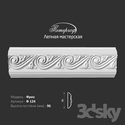 Decorative plaster - Frieze F124 Peterhof - stucco workshop 