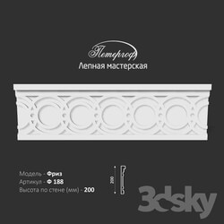 Decorative plaster - Frieze F188 Peterhof - stucco workshop 