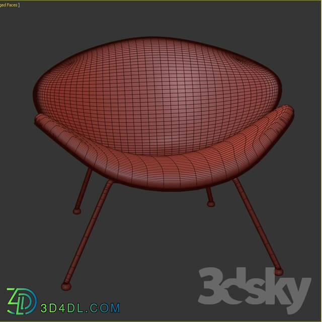 Arm chair - Nutshell lounge chair