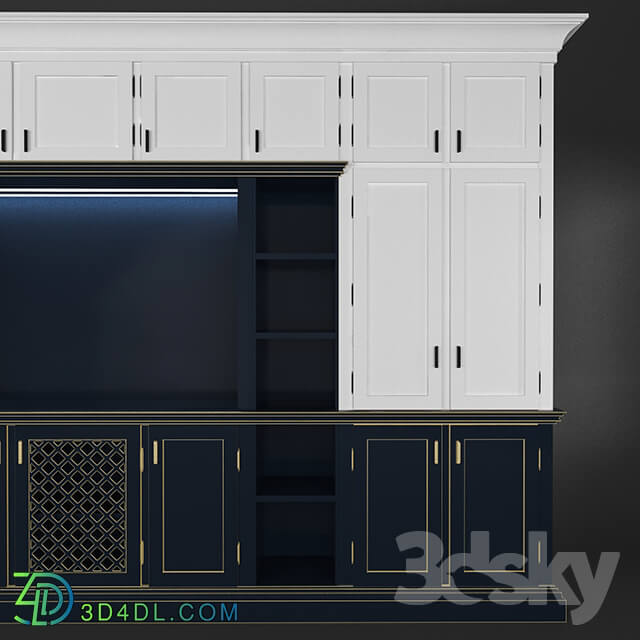 Wardrobe _ Display cabinets - Bookcase04 _AmirSayyadi_