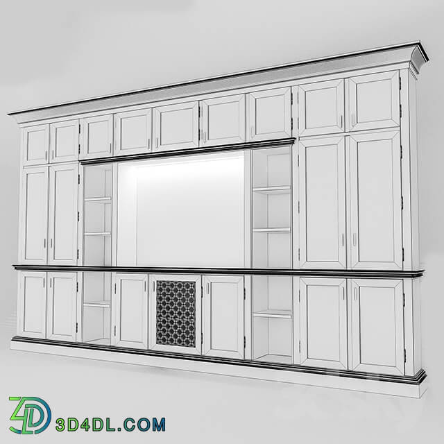 Wardrobe _ Display cabinets - Bookcase04 _AmirSayyadi_