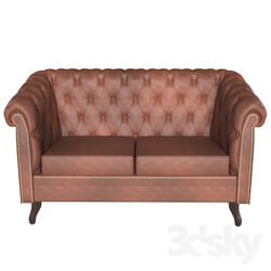 Sofa - Leather sofa 