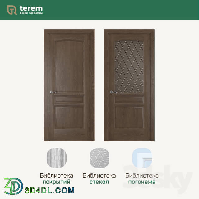 Doors - Interior door factory _Terem__ model Florence 4 _Neoclassic collection_