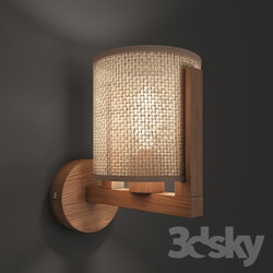 Wall light - Moreno wall lamp with beige lampshade 