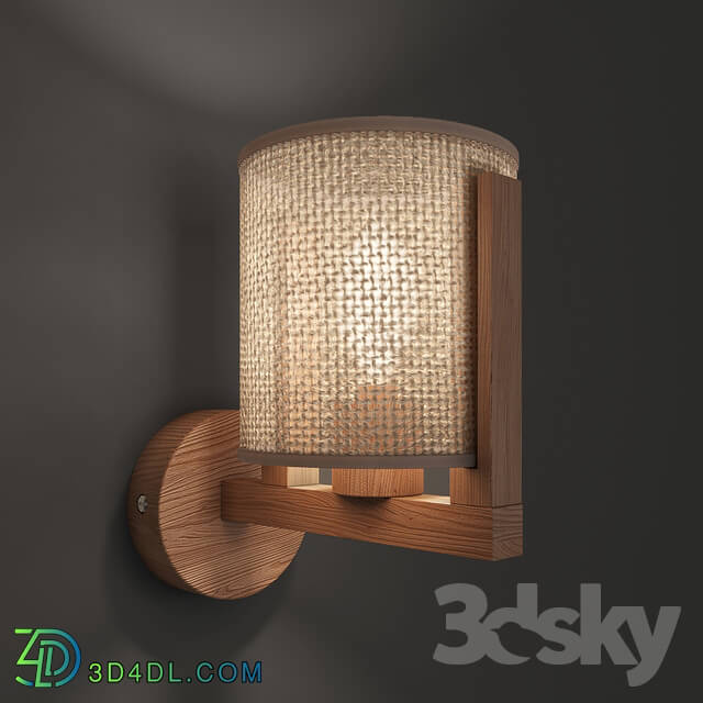 Wall light - Moreno wall lamp with beige lampshade