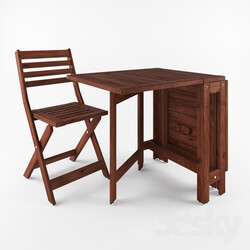 Table _ Chair - IKEA Applaro foldable table _ chair 