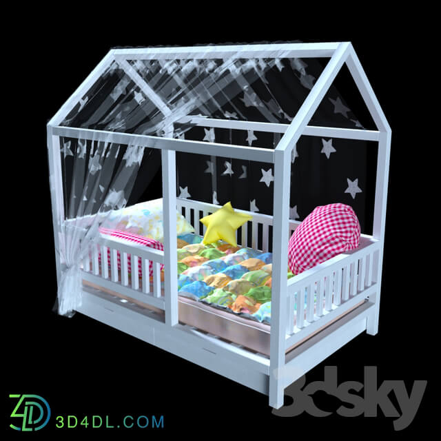 Bed - Children_bed_house