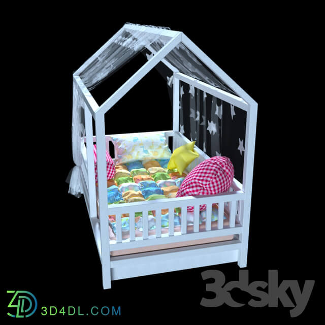 Bed - Children_bed_house