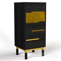 Sideboard _ Chest of drawer - Chest of drawers Jonathan Charles Fine Furniture JC Modern - Fusion Collection 500231-ENO 