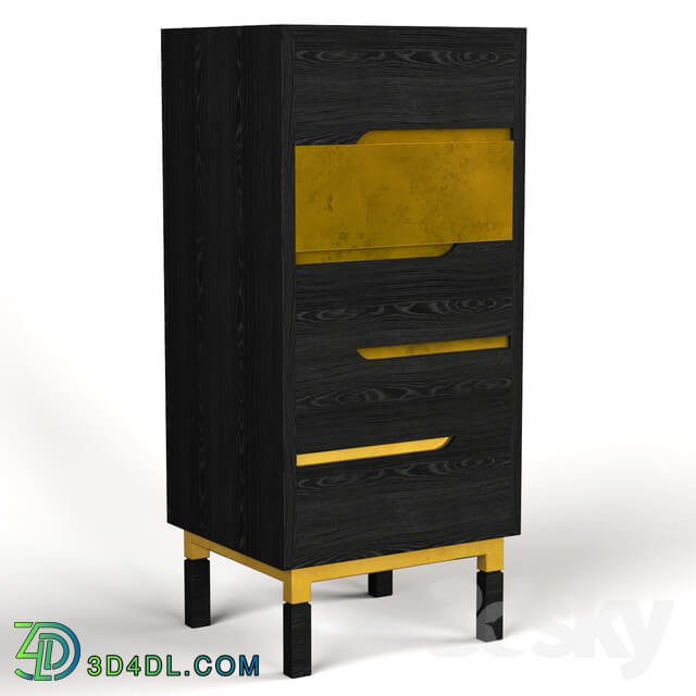 Sideboard _ Chest of drawer - Chest of drawers Jonathan Charles Fine Furniture JC Modern - Fusion Collection 500231-ENO