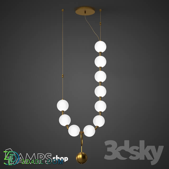 Ceiling light - Beads Chandelier v1