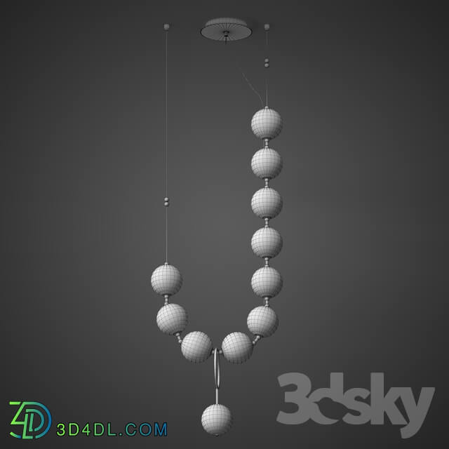 Ceiling light - Beads Chandelier v1