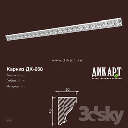 Decorative plaster - www.dikart.ru Dk-268 46Hx30mm 08_21_2019 