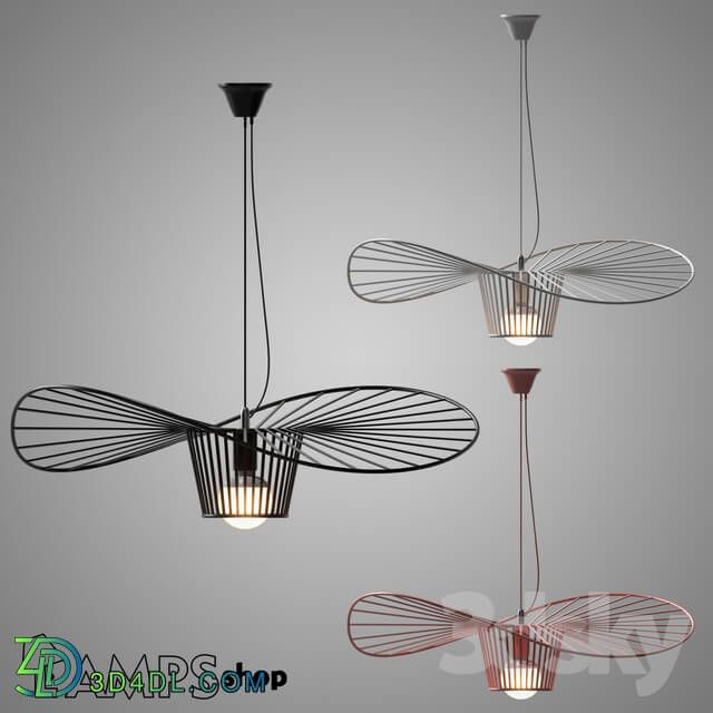 Ceiling light - Straw hat chandelier