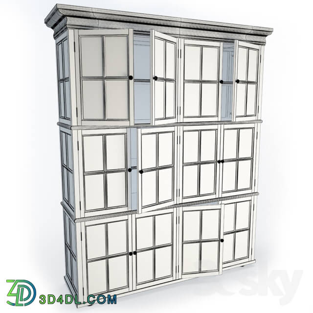 Wardrobe _ Display cabinets - Wooden Dresser Storage