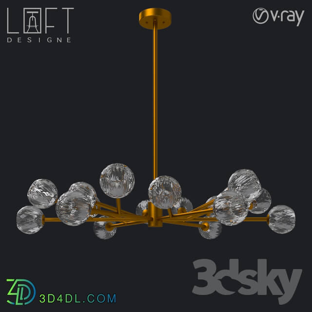 Ceiling light - Pendant lamp LoftDesigne 4523 model