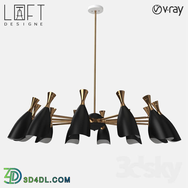 Ceiling light - Pendant lamp LoftDesigne 7890 model