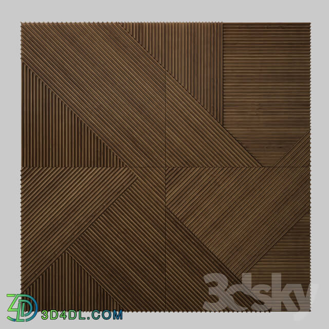 Other decorative objects - Milled Wall Panels