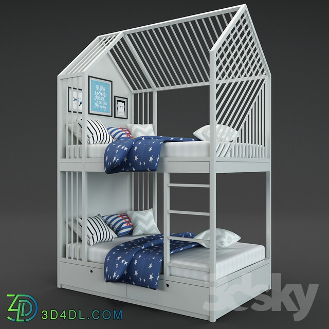 Bed - Eke house bunk bed